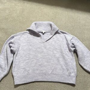 Lilac Topshop Polo Sweater